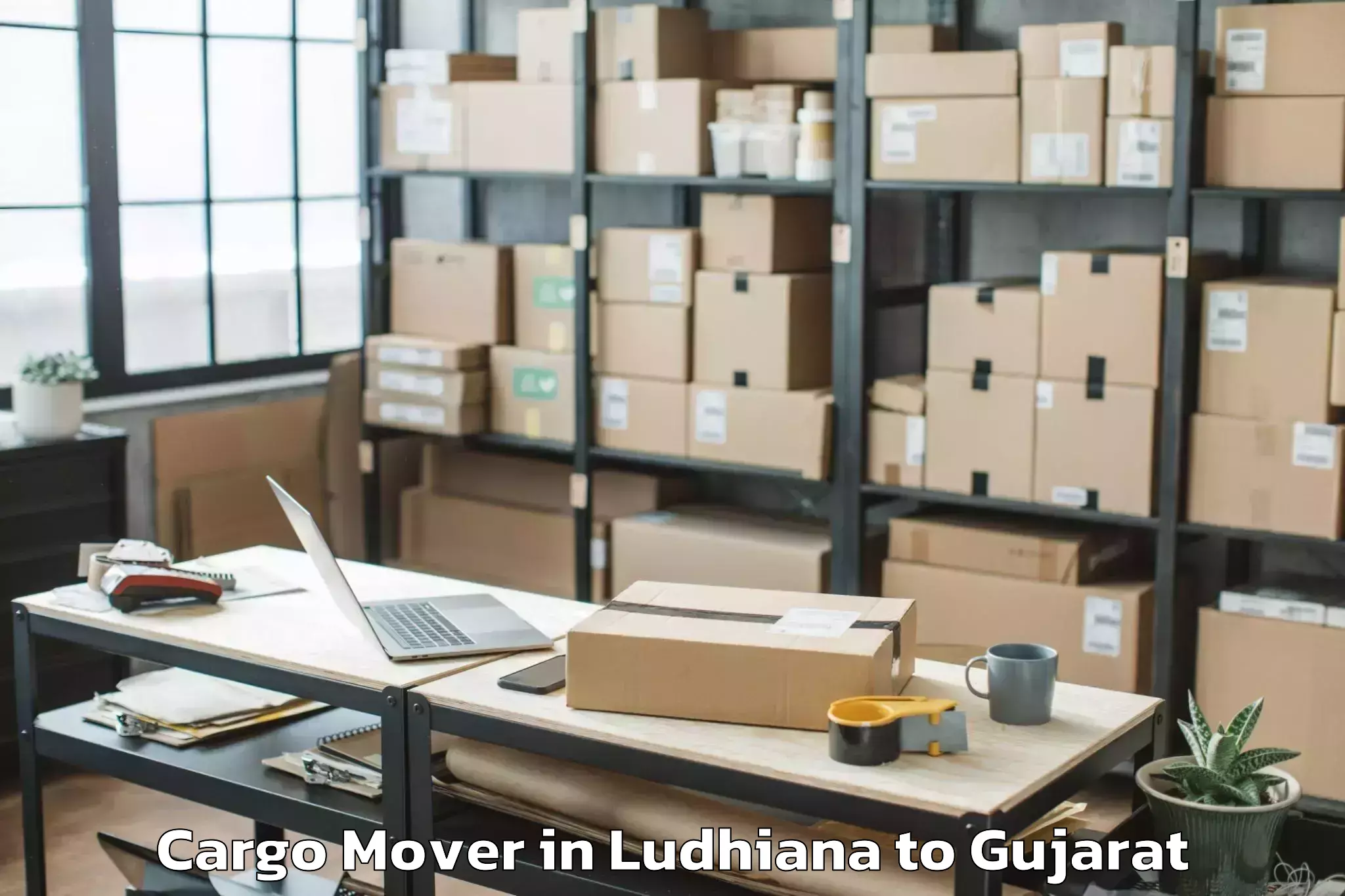 Book Ludhiana to Palladium Ahmedabad Cargo Mover Online